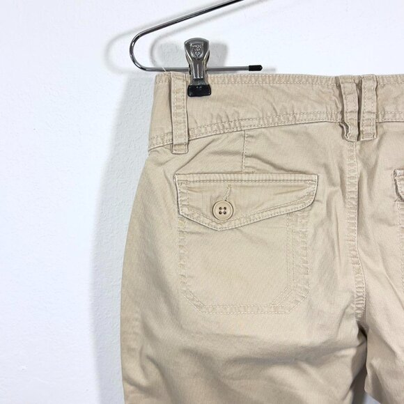 Old Navy Trouser Pants Vintage Y2K Tan‎ Mid Rise Dress Size 2 - Picture 4 of 5